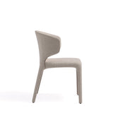 Conrad Woven Tweed Dining Chair in Wheat (set of 2) by Manhattan Comfort at Eve Furniture