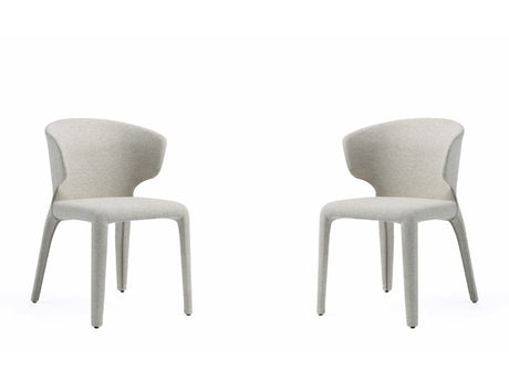 Conrad Woven Tweed Dining Chair in Wheat (set of 2) by Manhattan Comfort at Eve Furniture
