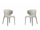 Conrad Woven Tweed Dining Chair in Wheat (set of 2) by Manhattan Comfort at Eve Furniture