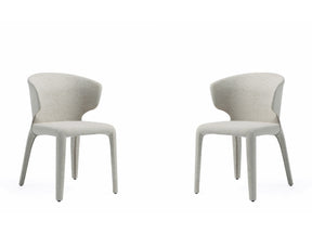 Conrad Woven Tweed Dining Chair in Wheat (set of 2) by Manhattan Comfort at Eve Furniture