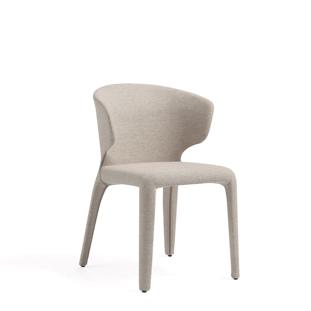 Conrad Woven Tweed Dining Chair in Wheat (set of 4) by Manhattan Comfort at Eve Furniture
