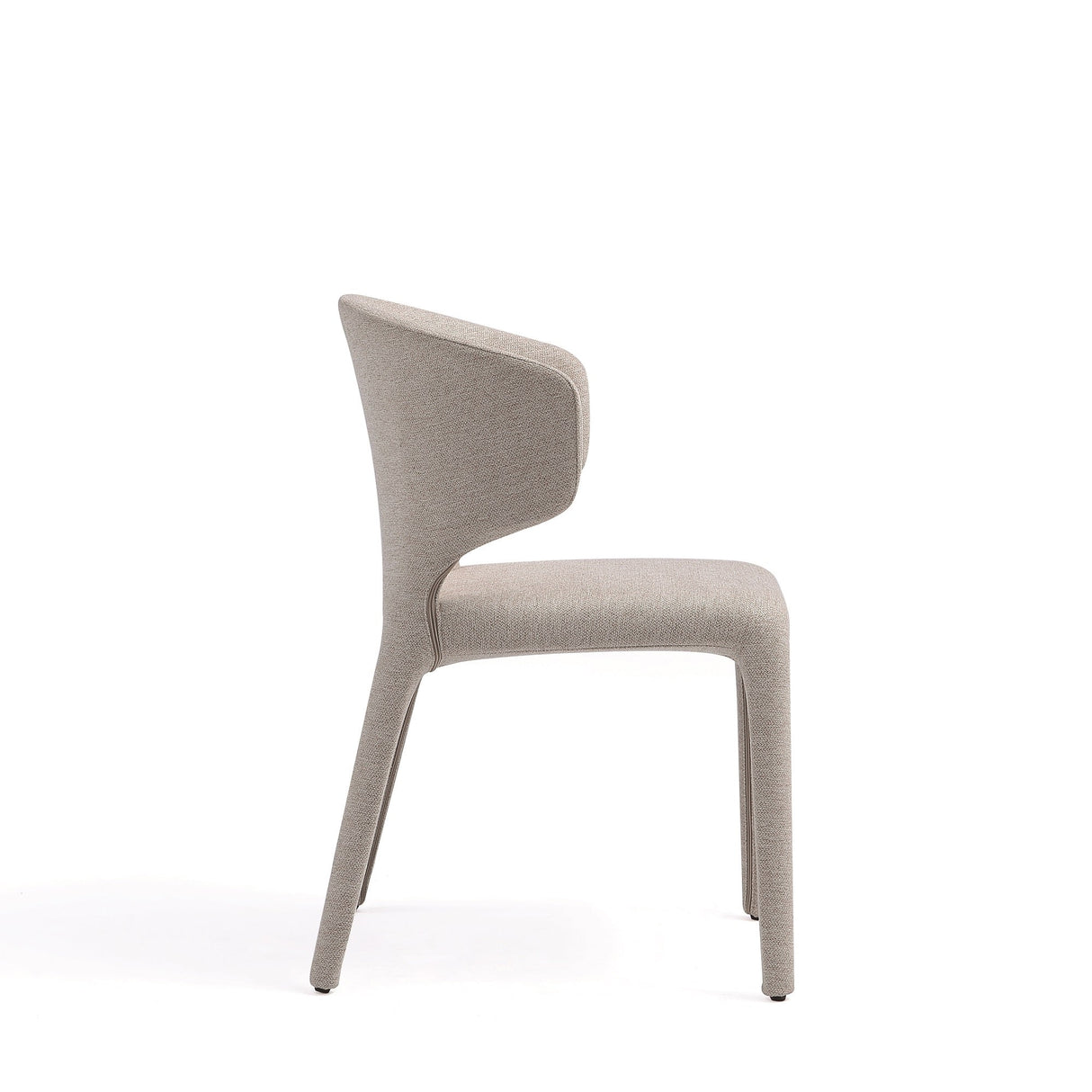 Conrad Woven Tweed Dining Chair in Wheat (set of 4) by Manhattan Comfort at Eve Furniture