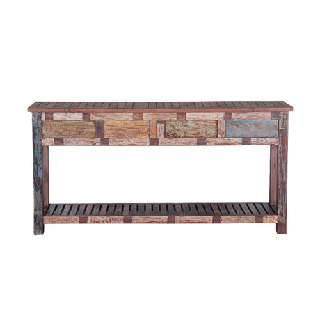 Console Table 71" in Reclaimed Boatwood by Home Trends & Design at Eve Furniture