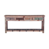 Console Table 71" in Reclaimed Boatwood by Home Trends & Design at Eve Furniture