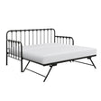Constance Black Daybed With Lift-Up Trundle by Homelegance at Eve Furniture