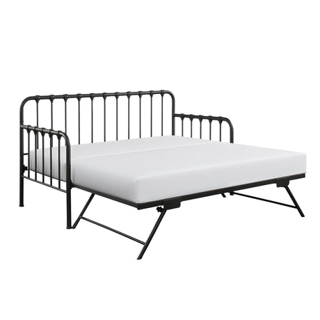 Constance Black Daybed With Lift-Up Trundle by Homelegance at Eve Furniture