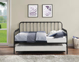 Constance Black Daybed With Lift-Up Trundle by Homelegance at Eve Furniture