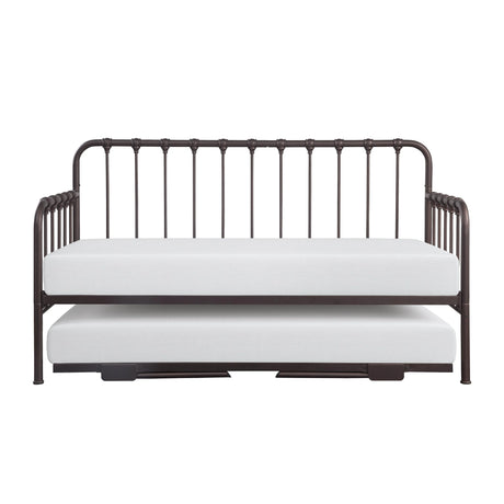 Constance Dark Bronze Daybed With Lift-Up Trundle by Homelegance at Eve Furniture