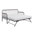 Constance Dark Bronze Daybed With Lift-Up Trundle by Homelegance at Eve Furniture