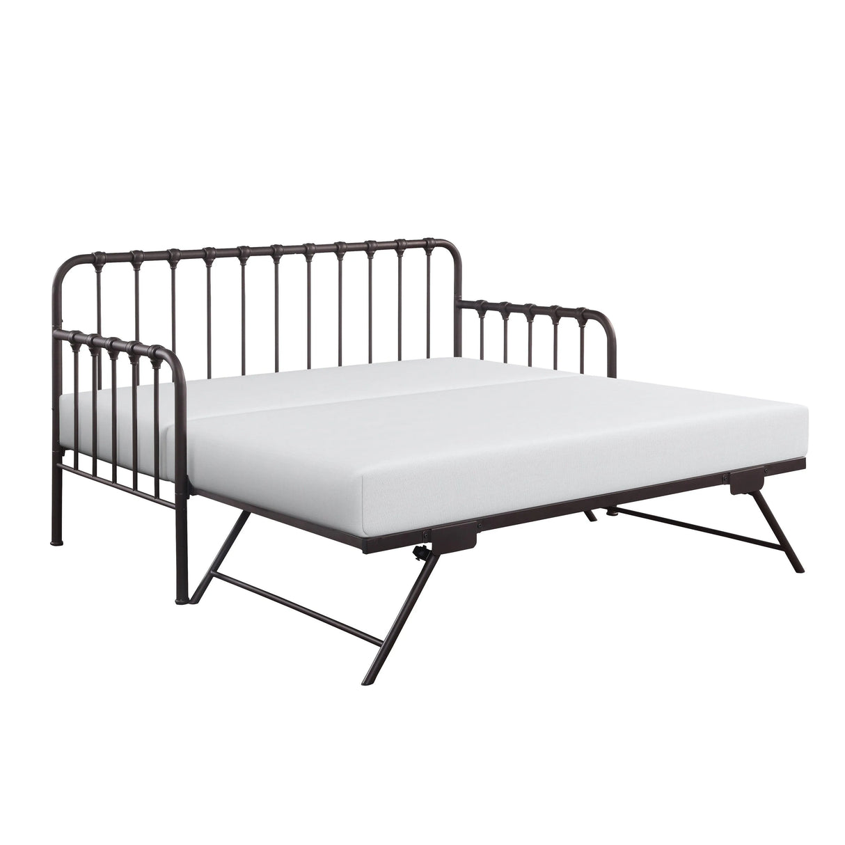 Constance Dark Bronze Daybed With Lift-Up Trundle by Homelegance at Eve Furniture