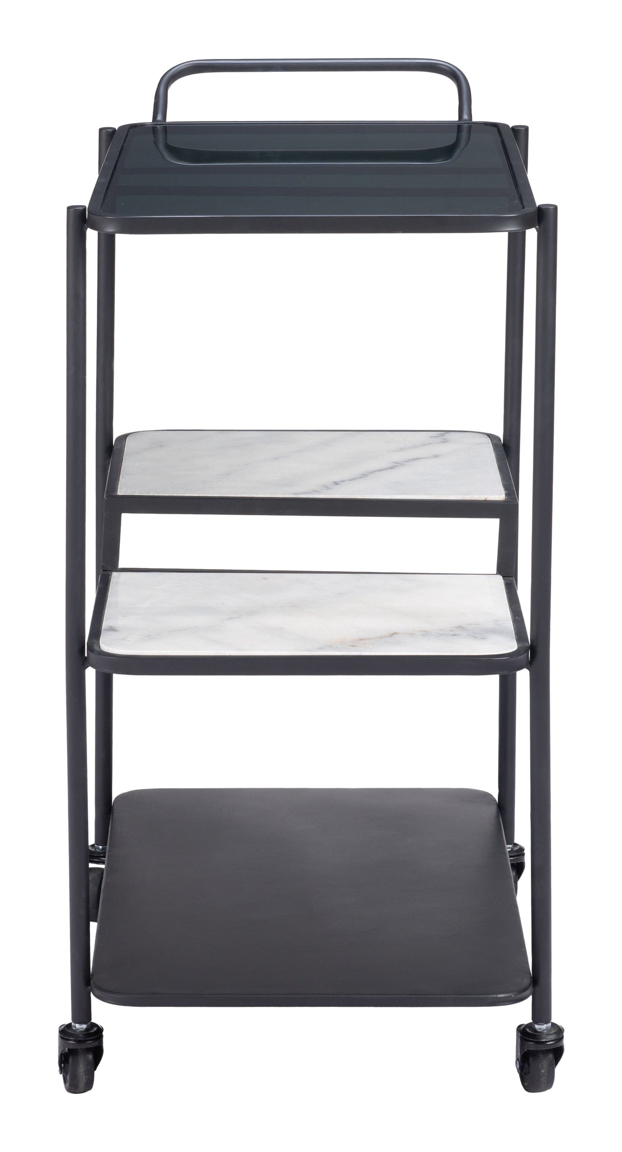 Constanza Black Bar Cart by Zuomod at Eve Furniture