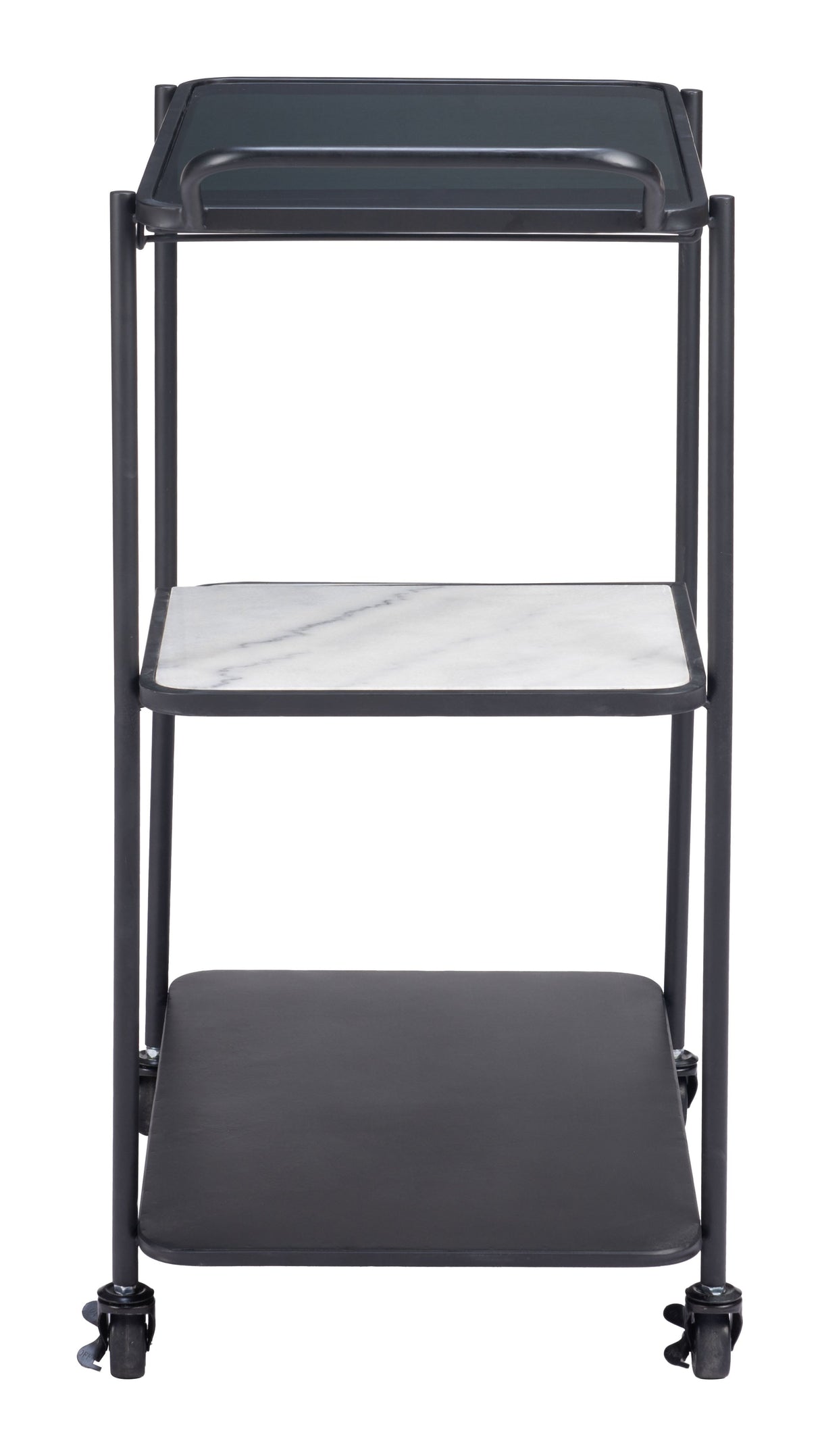 Constanza Black Bar Cart by Zuomod at Eve Furniture