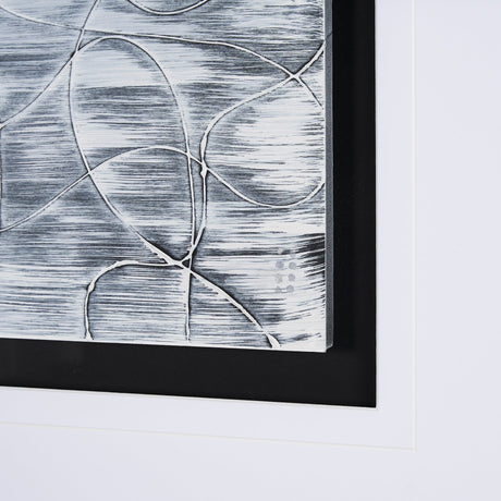 Continuous Strand I by Studio M a handmade Original Framed Artwork under Glass by Mercana at Eve Furniture
