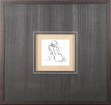 Contour Figure 4 by Stefano Altamura a Hand Embellished Textured Framed Art Print Matted under Glass by Mercana at Eve Furniture