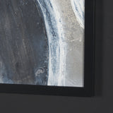 Contrasting Paths I by Studio M a handmade Original Framed 3D Textured Artwork under Glass by Mercana at Eve Furniture