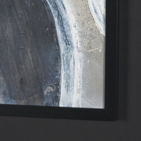Contrasting Paths II by Studio M a handmade Original Framed 3D Textured Artwork under Glass by Mercana at Eve Furniture
