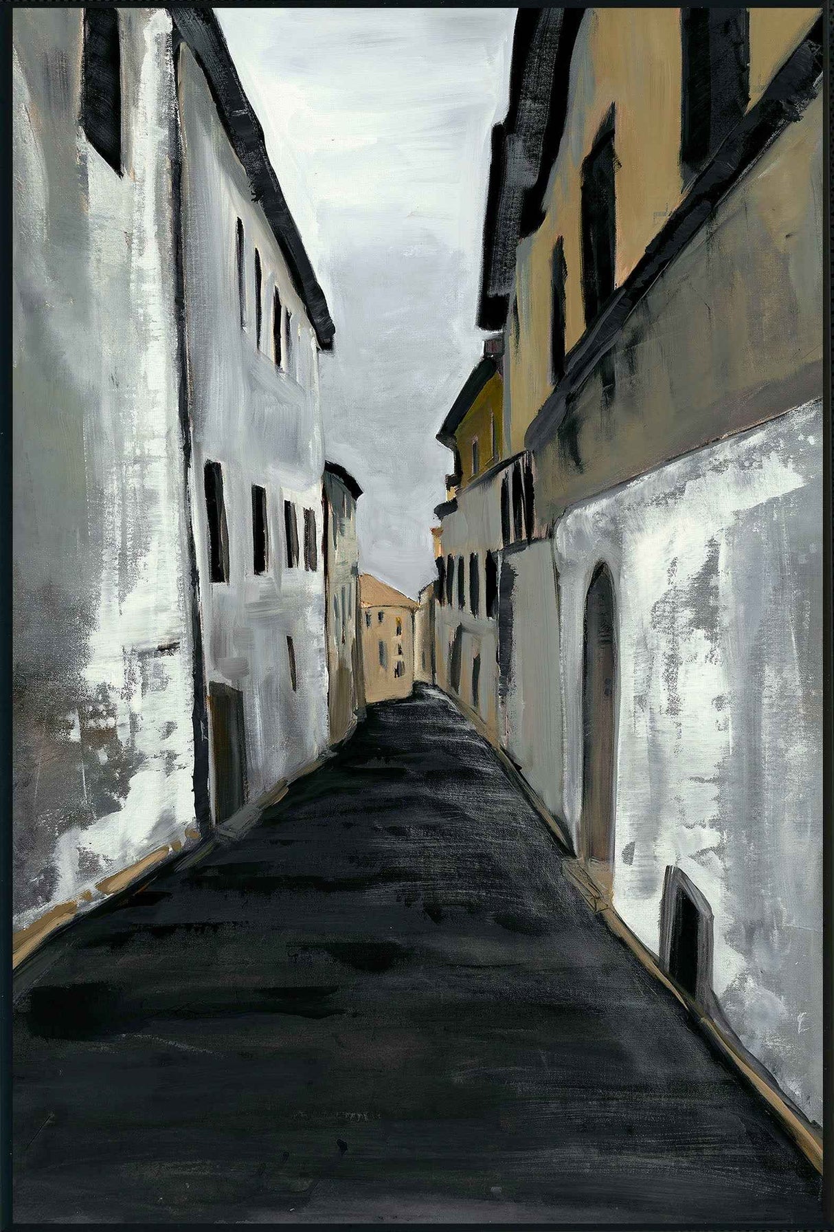 Contucci Gray Painting 48x72 by Buddy Whitlock by Classic Home at Eve Furniture
