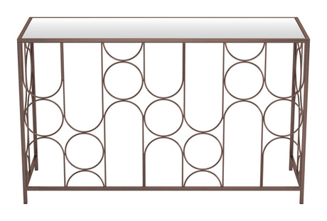 Convale Bronze Console Table by Zuomod at Eve Furniture