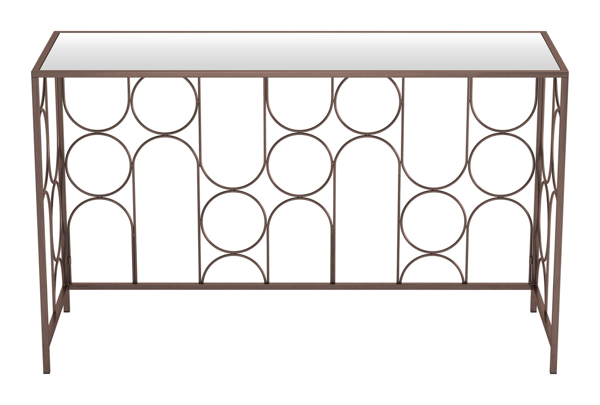 Convale Bronze Console Table by Zuomod at Eve Furniture