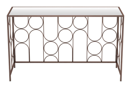 Convale Bronze Console Table by Zuomod at Eve Furniture