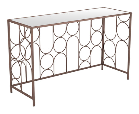 Convale Bronze Console Table by Zuomod at Eve Furniture
