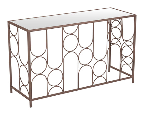 Convale Bronze Console Table by Zuomod at Eve Furniture