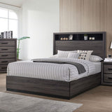 Conwy Gray 4-Piece Queen Bedroom Set by Furniture of America at Eve Furniture