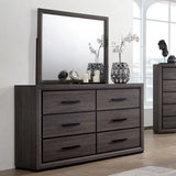 Conwy Gray 5-Piece Queen Bedroom Set by Furniture of America at Eve Furniture
