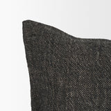 Cooper 14x26 Lumbar Black w/ Cream Stripe Decorative Pillow Cover by Mercana at Eve Furniture