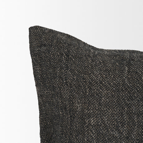 Cooper 14x26 Lumbar Black w/ Cream Stripe Decorative Pillow Cover by Mercana at Eve Furniture