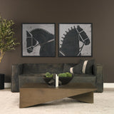 Cooper Square Black w/ Cream Stripe Decorative Pillow Cover by Mercana at Eve Furniture