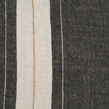 Cooper Square Black w/ Cream Stripe Decorative Pillow Cover by Mercana at Eve Furniture