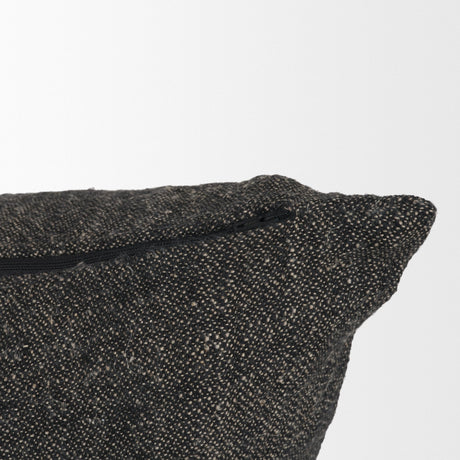 Cooper Square Black w/ Cream Stripe Decorative Pillow Cover by Mercana at Eve Furniture