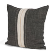 Cooper Square Black w/ Cream Stripe Decorative Pillow Cover by Mercana at Eve Furniture