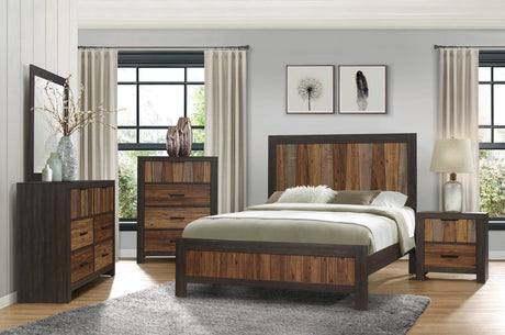 Cooper Wire Brushed Nightstand by Homelegance at Eve Furniture