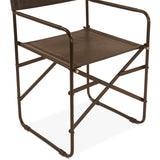 Copenhagen 19" Director's Chair in Black Leather by Home Trends & Design at Eve Furniture