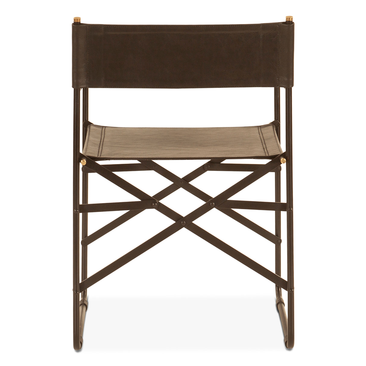 Copenhagen 19" Director's Chair in Black Leather by Home Trends & Design at Eve Furniture