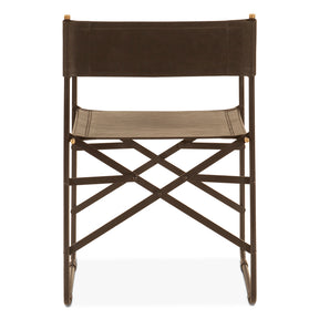Copenhagen 19" Director's Chair in Black Leather by Home Trends & Design at Eve Furniture