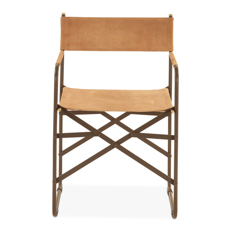 Copenhagen 19" Director's Chair in Sand Suede by Home Trends & Design at Eve Furniture