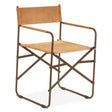 Copenhagen 19" Director's Chair in Sand Suede by Home Trends & Design at Eve Furniture