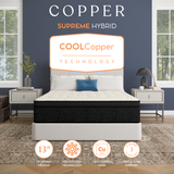 Copper 13" Supreme Hybrid Queen Mattress by Happy Homes at Eve Furniture