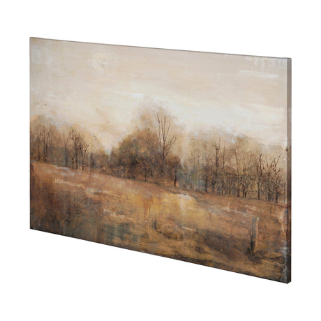 Copper Glaze Landscape by Matina Theodosiou a Hand Embellished Textured Canvas by Mercana at Eve Furniture