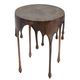 Copperworks Accent Table Antique Copper by Moe's Home at Eve Furniture