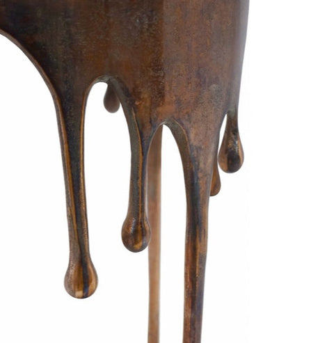 Copperworks Accent Table Antique Copper by Moe's Home at Eve Furniture