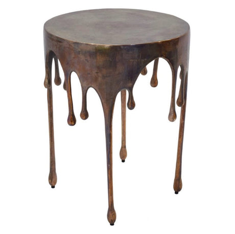 Copperworks Accent Table Antique Copper by Moe's Home at Eve Furniture