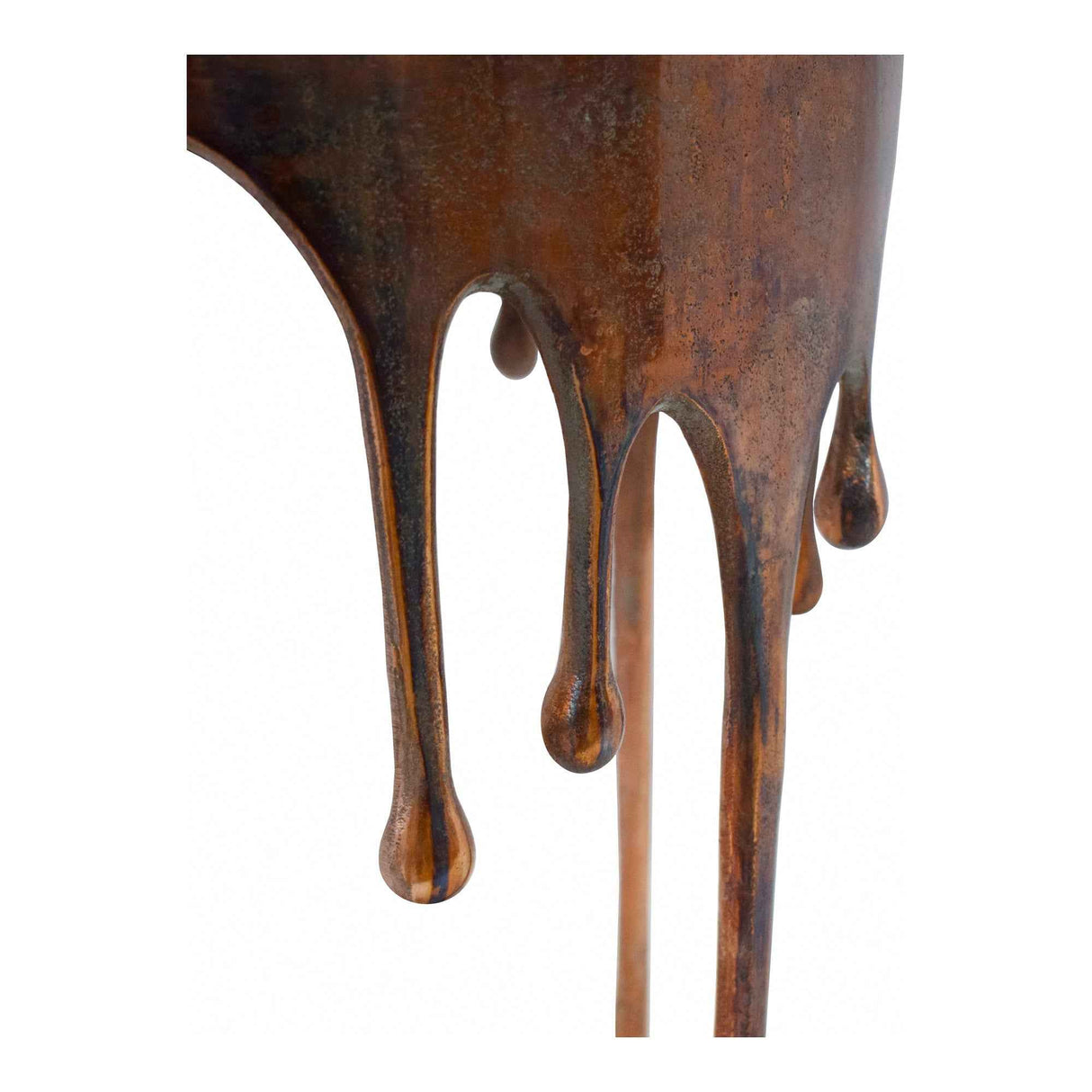 Copperworks Antique Copper Accent Table