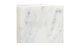 Cora Cube Tabletop Accent Banswara Purple White Marble by Moe's Home at Eve Furniture