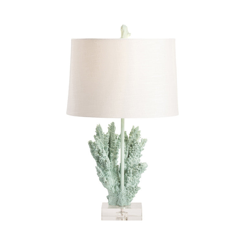 Coral Blue Table Lamp by Crestview at Eve Furniture