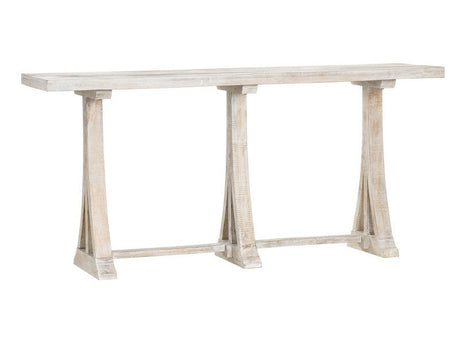 Coral Cove White/Tan Counter Pub Table by Crestview at Eve Furniture