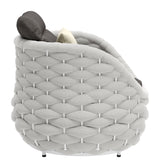 Coral Gray Reef Outdoor Accent Chair by Zuomod at Eve Furniture